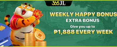 Weekly Happy Slot Bonanza promotion banner